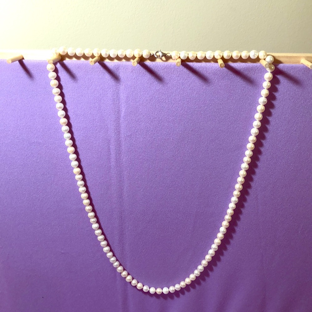 35” Genuine Hawaiian Freshwater Pearls Necklace